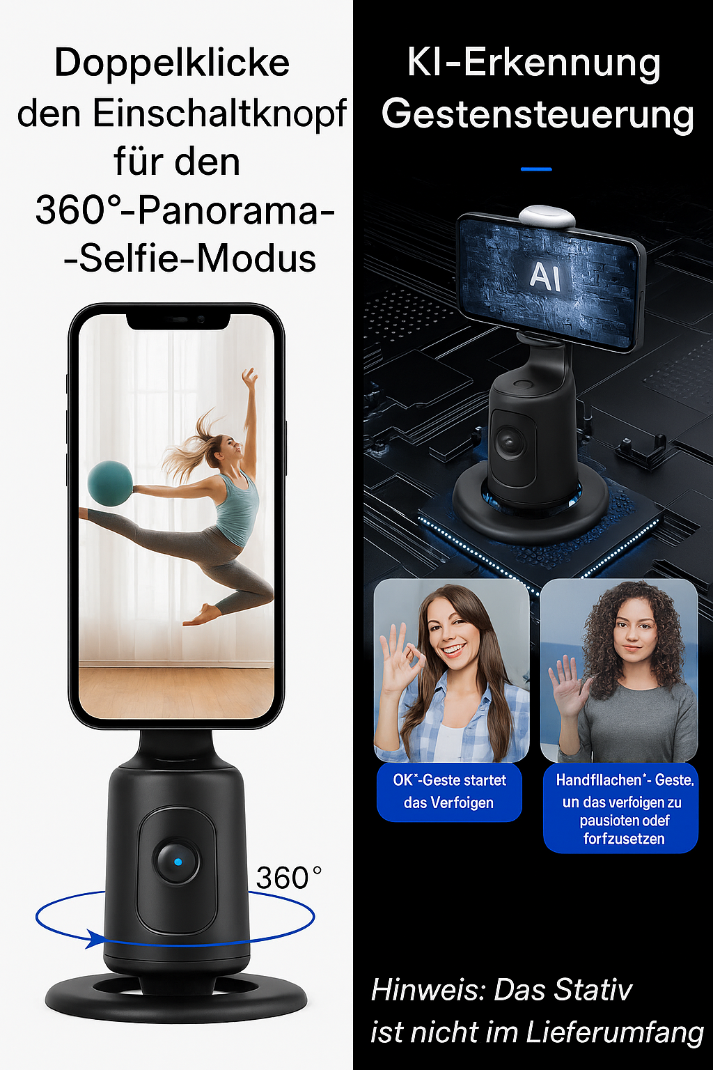 Focus360 - Immer im Mittelpunkt, egal wo du dich bewegst