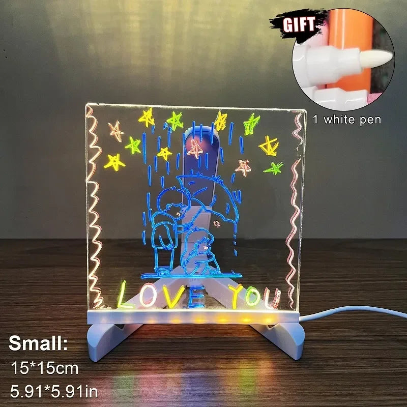 LED Light Up Electronic Drawing Board Erasable